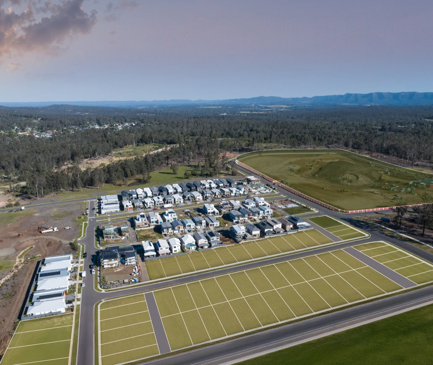 Aerial view of registered Urban Series land