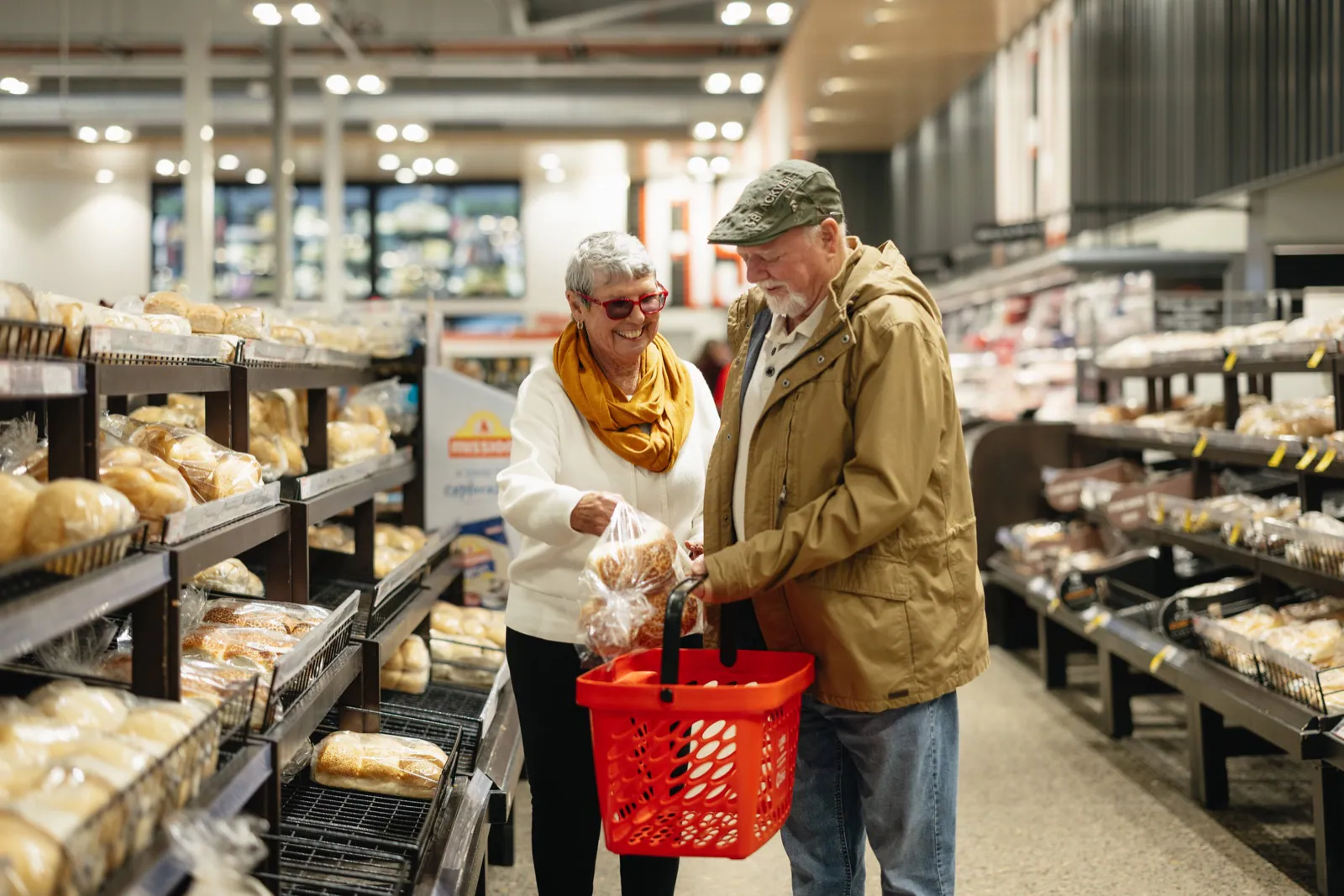 Residents shopping locally in Huntlee